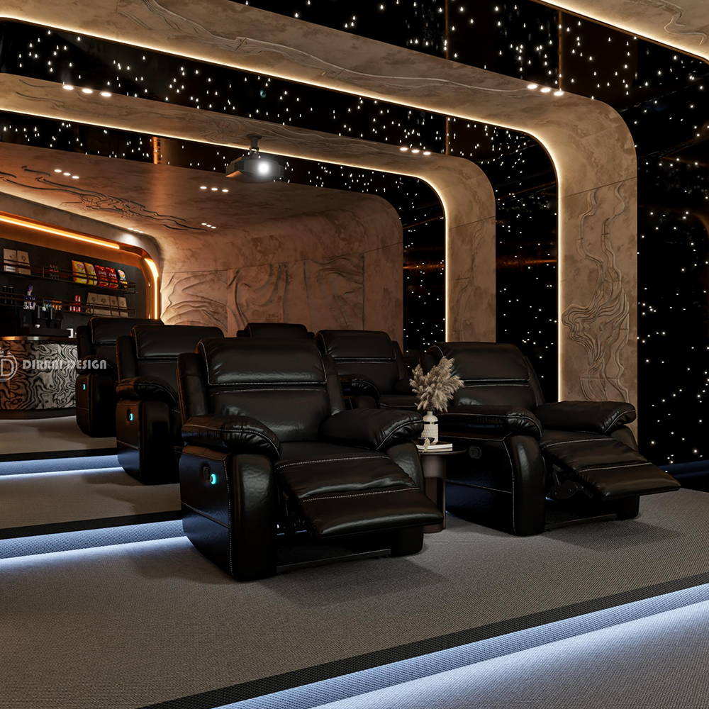 Home Cinema High End - Professional 3D Rendering Design High-end Custom