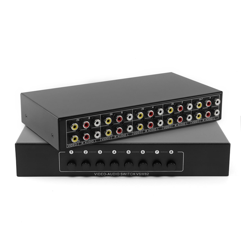 Home Cinema Video Processor - ABUO-8 In 2 Out Audio Video