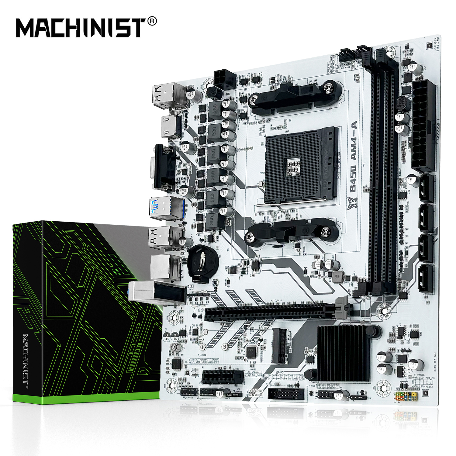Home Cinema Video Processor - MACHINIST B450 Motherboard AMD Processor Dual-channel