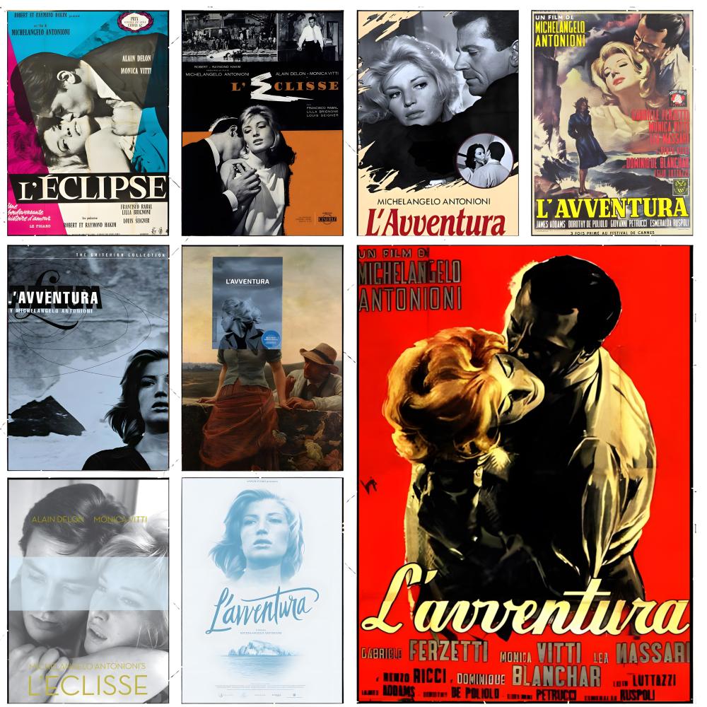Home Cinema Gifts - LAvventura Classic Cinema L-Lavventura Poster Premium