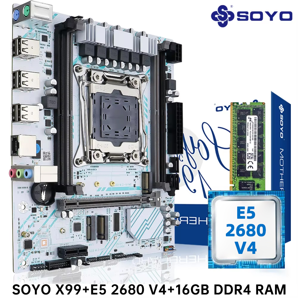 Home Cinema Video Processor - SOYO X99 Motherboard LGA 2011-3 Set