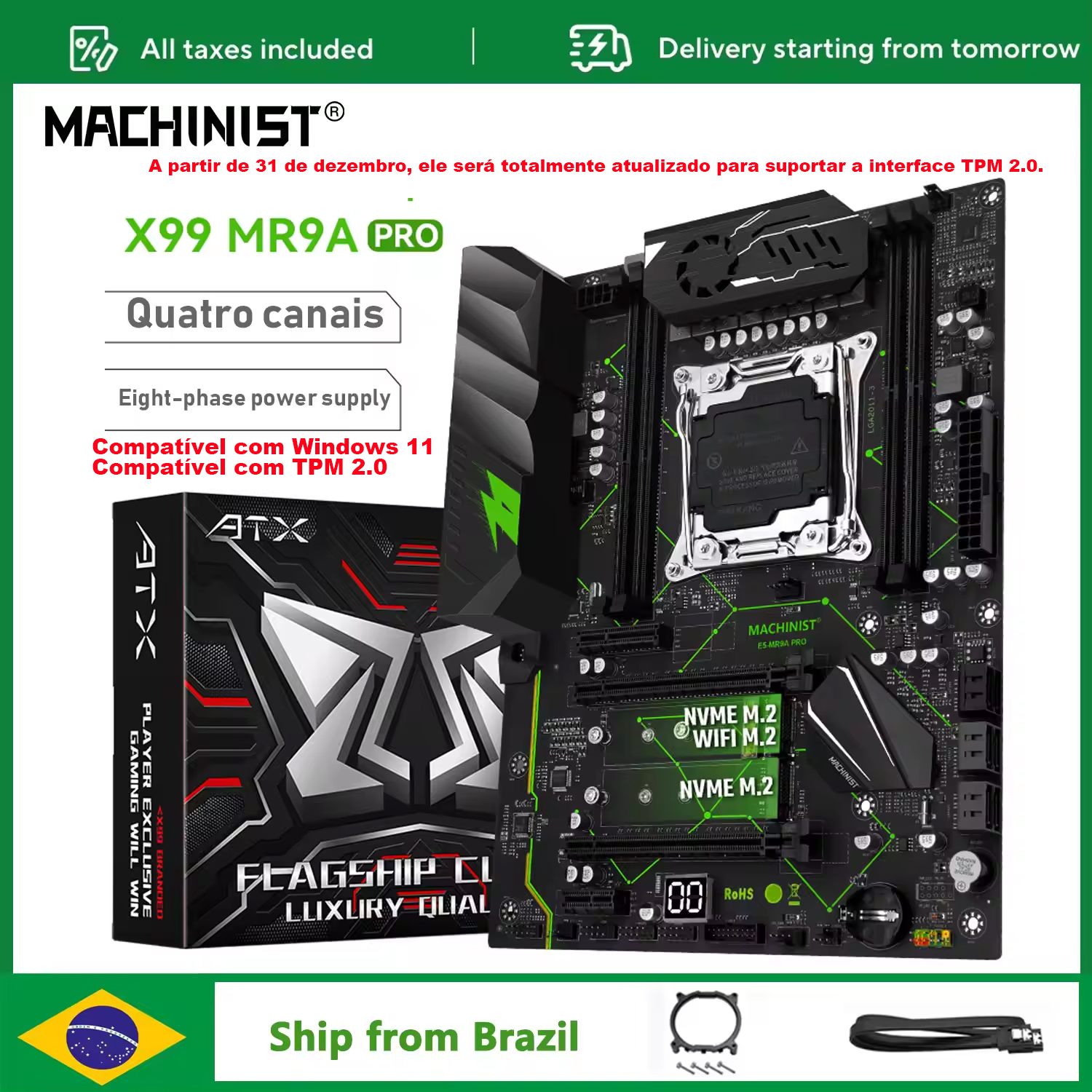Home Cinema Video Processor - MACHINIST MR9A PRO X99 Motherboard LGA