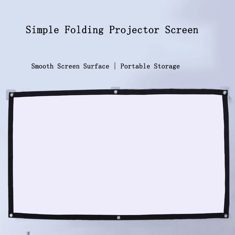 Thinyou Oxford Fabric Projecti - Projector Screen 100 Inch บทวิจารณ์และราคา