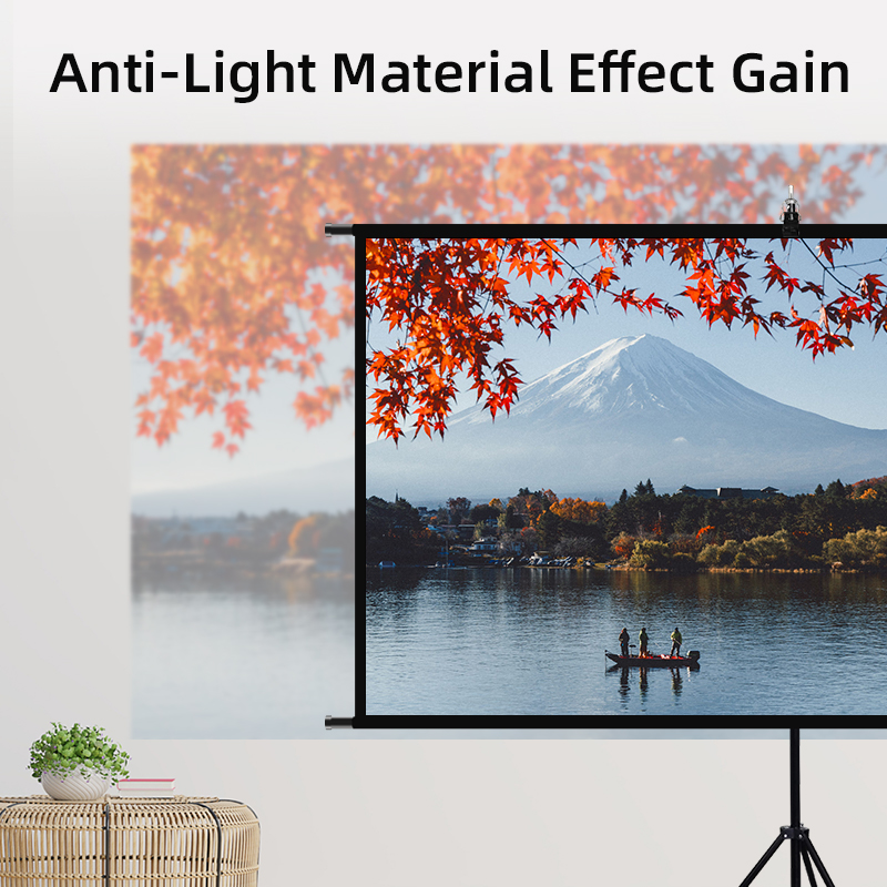 VEIDADZ Projector Screen With  - Projector Screen 100 Inch บทวิจารณ์และราคา