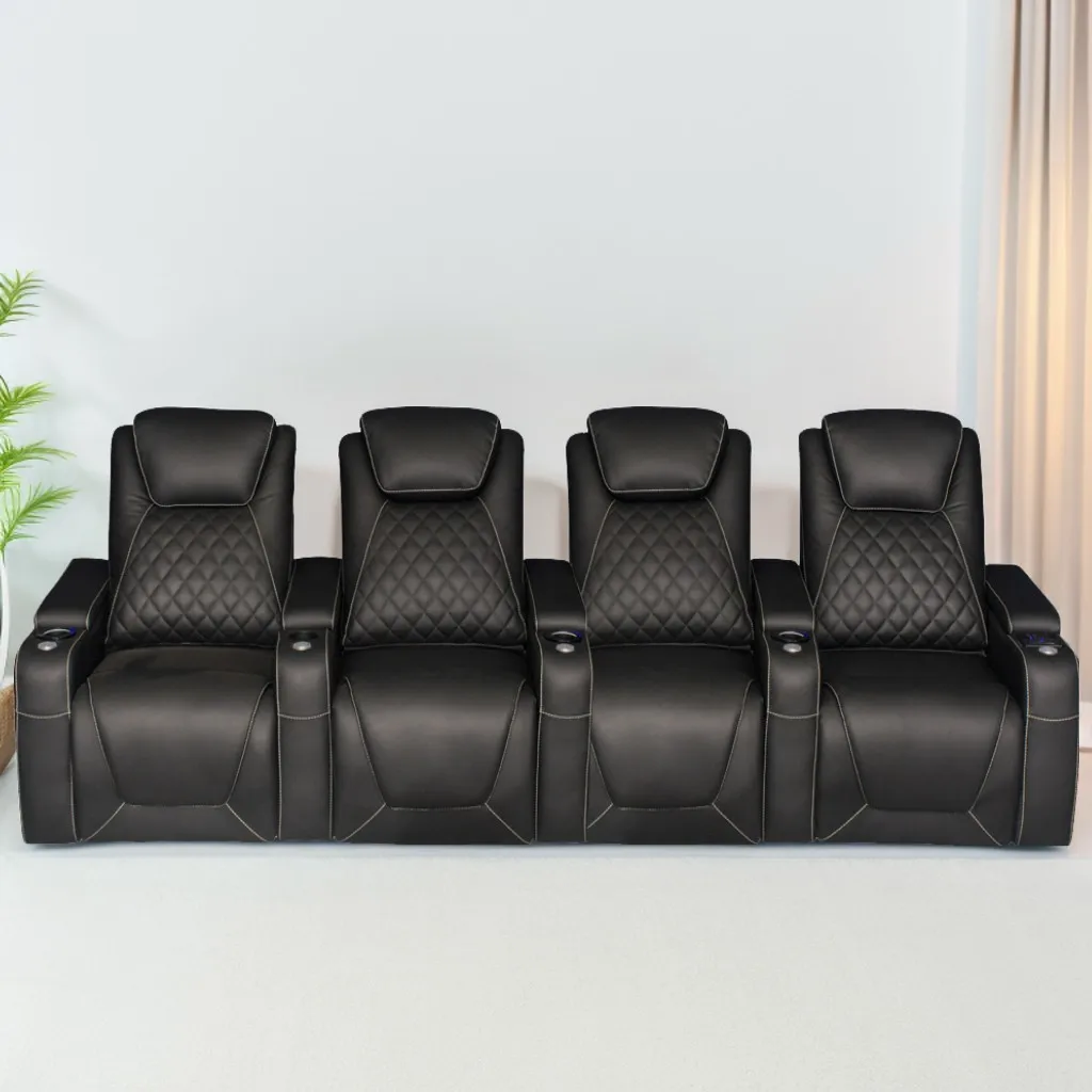 -Green Color Home Furniture 4  - Home Cinema Couch บทวิจารณ์และราคา