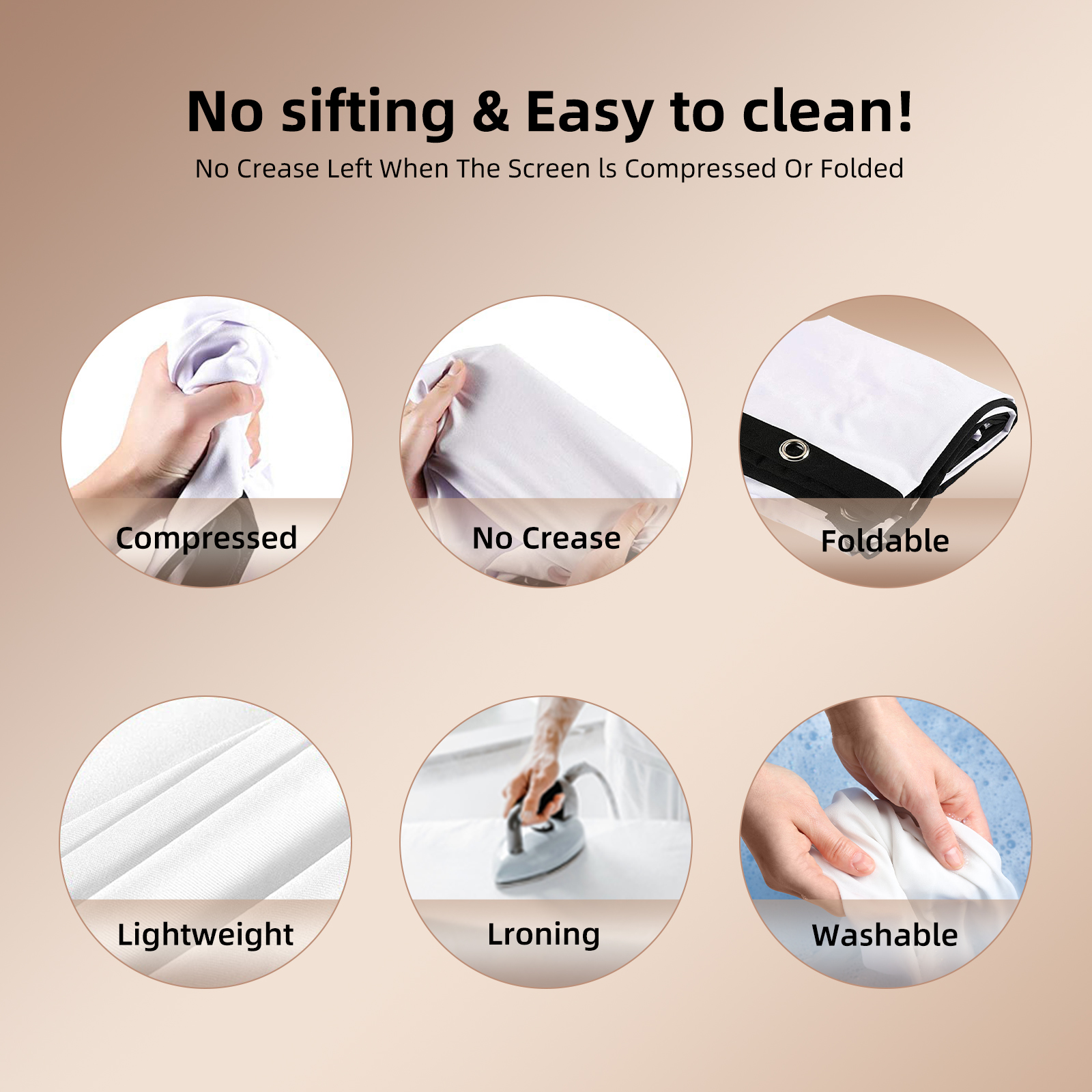 Salange Projector Screen 100 i - Projector Screen 100 Inch บทวิจารณ์และราคา