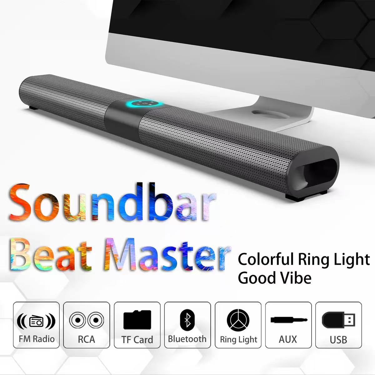 BS-20 Soundbar Wireless Card B - Home Cinema Wall Lights บทวิจารณ์และราคา