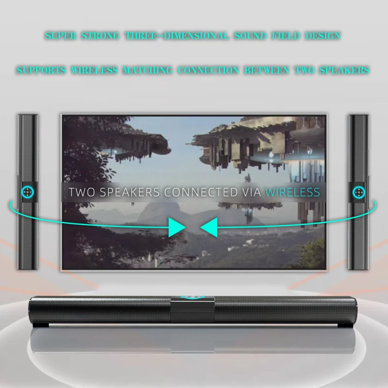 BS-20 Soundbar Wireless Card B - Home Cinema Wall Lights บทวิจารณ์และราคา