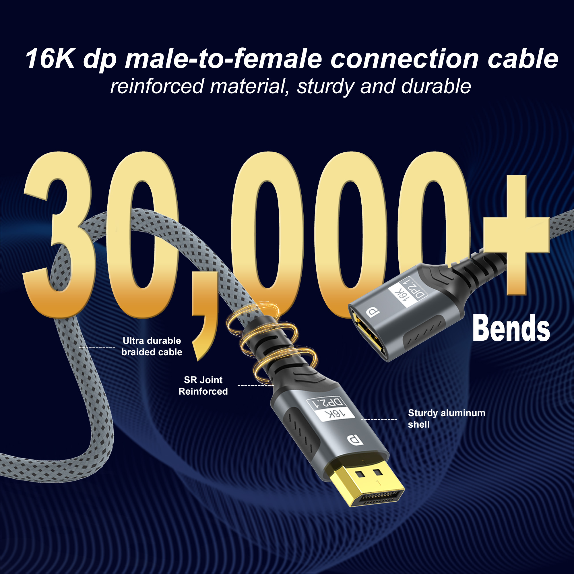 16K DP 2.1 Extension Cable 80G - Home Cinema Projector 4K บทวิจารณ์และราคา