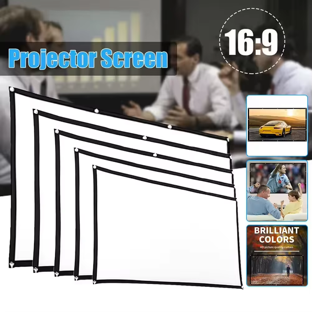60 72 100 120 150 Inch 16:9 Po - Projector Screen 100 Inch บทวิจารณ์และราคา