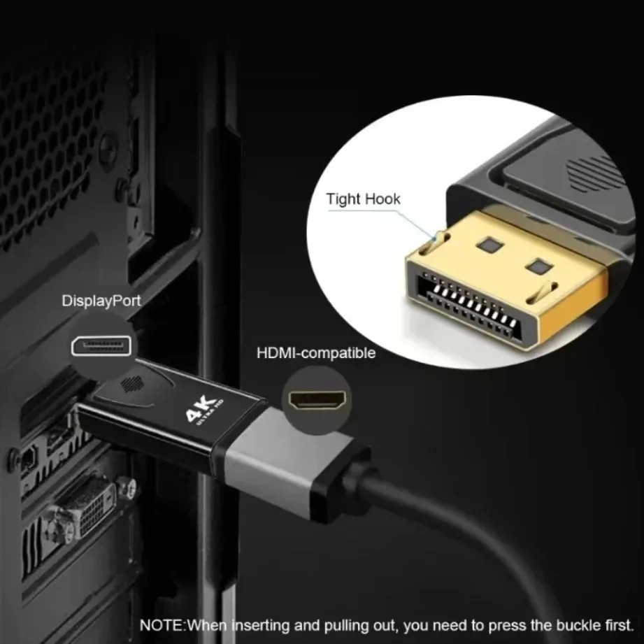 4K/1080P DP DisplayPort to HDM - Home Cinema Projector 4K บทวิจารณ์และราคา