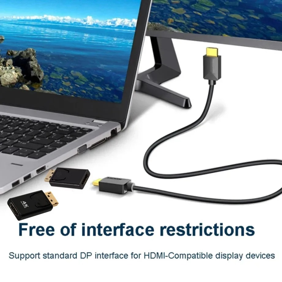 4K/1080P DP DisplayPort to HDM - Home Cinema Projector 4K บทวิจารณ์และราคา