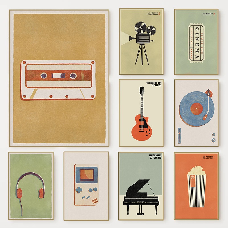 Minimalist 90s Pop Culture Pos - Home Cinema Gifts บทวิจารณ์และราคา