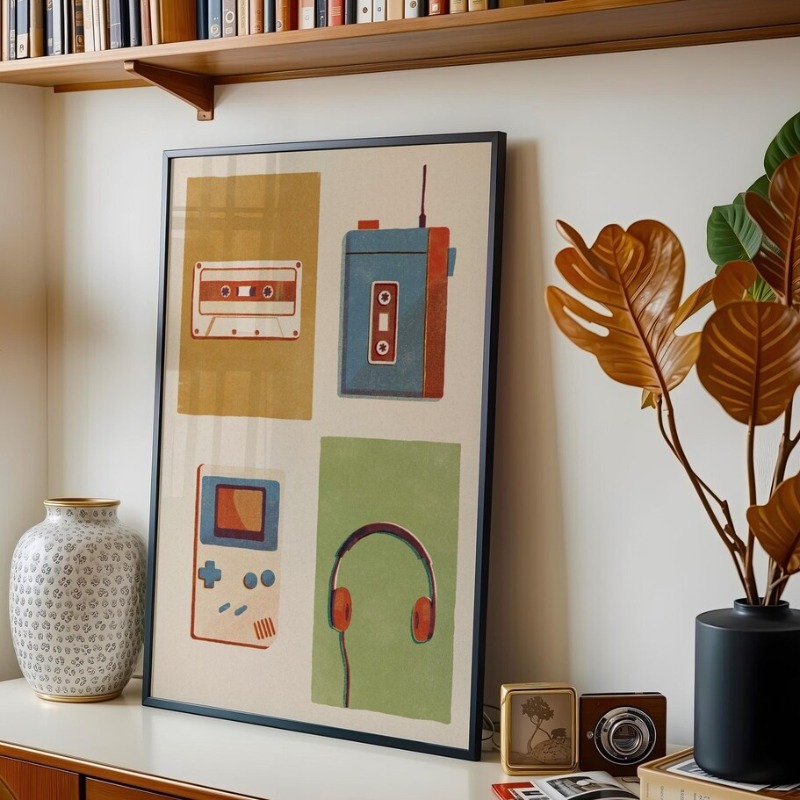 Minimalist 90s Pop Culture Pos - Home Cinema Gifts บทวิจารณ์และราคา