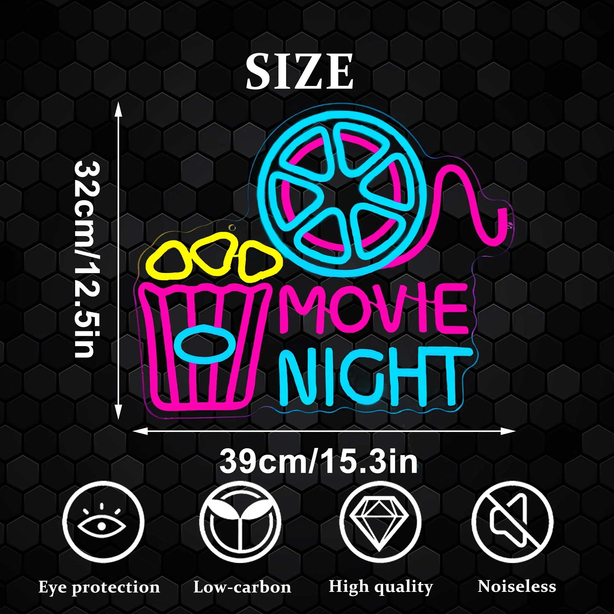 Popcorn Movie Night Paper Box  - Home Cinema Wall Lights บทวิจารณ์และราคา