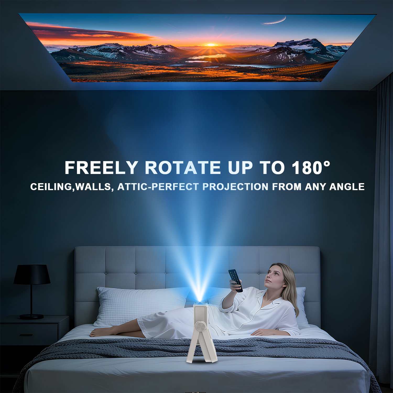 7 Inch Android 12 Projector 18 - Home Cinema Gifts บทวิจารณ์และราคา