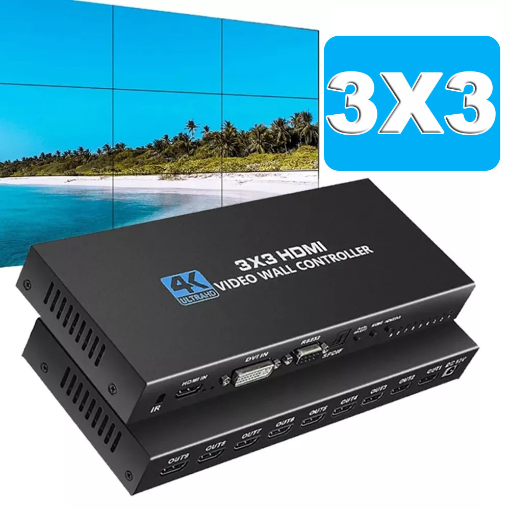 4K HDMI Video Wall Controller  - Home Cinema Video Processor บทวิจารณ์และราคา