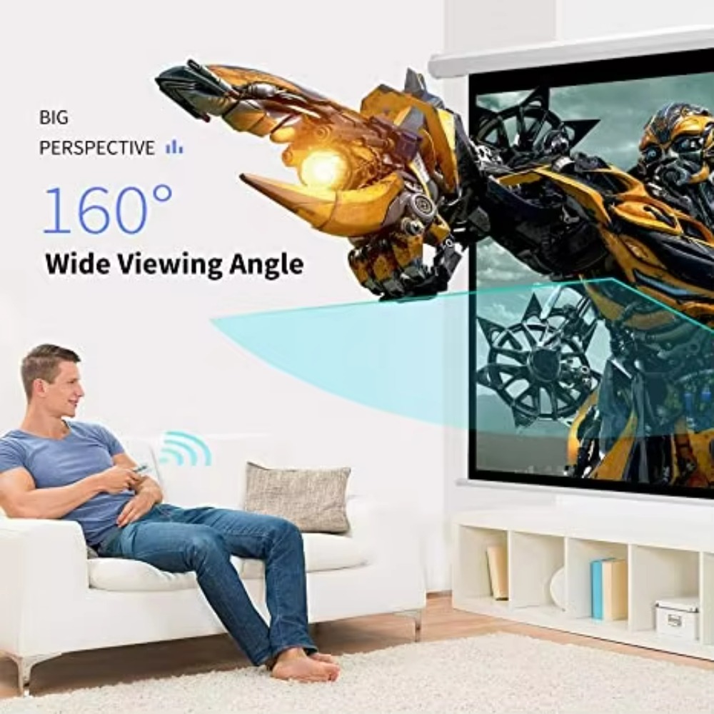 Hot Sell 100Inch Matte White E - Projector Screen 100 Inch บทวิจารณ์และราคา