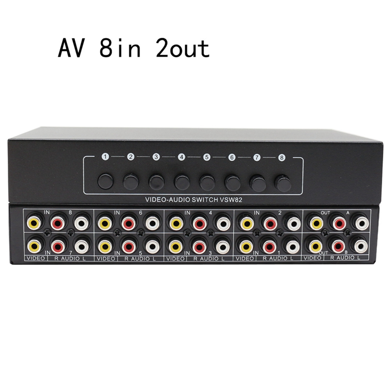 ABUO-8 In 2 Out Audio Video Sw - Home Cinema Video Processor บทวิจารณ์และราคา