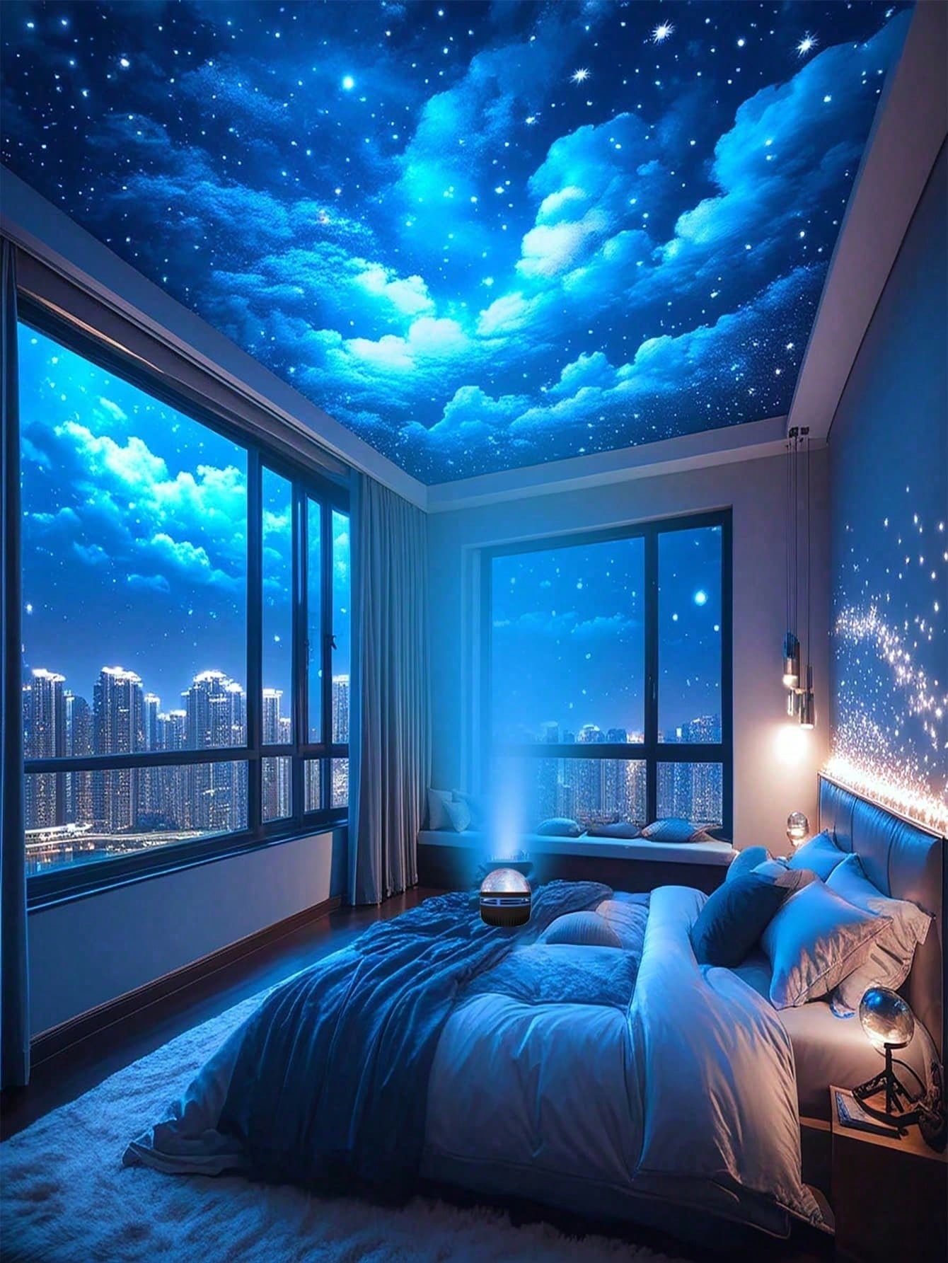 1pc LED Northern Lights Aurora - Home Cinema Gifts บทวิจารณ์และราคา