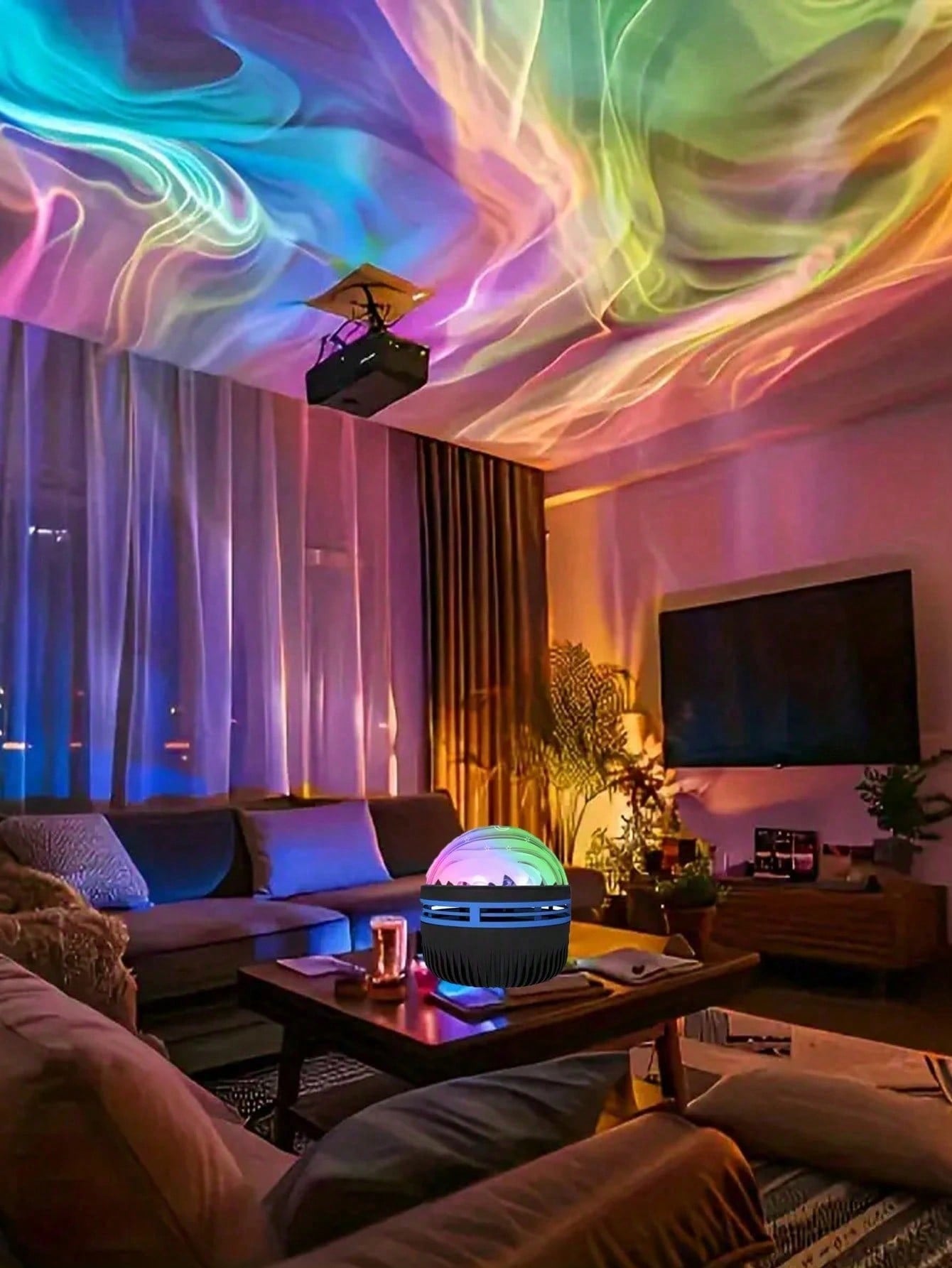 1pc LED Northern Lights Aurora - Home Cinema Gifts บทวิจารณ์และราคา