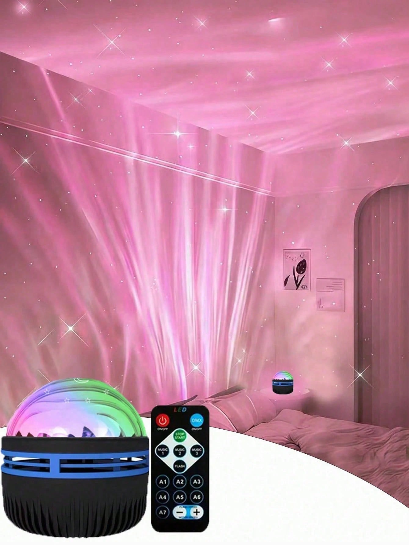 1pc LED Northern Lights Aurora - Home Cinema Gifts บทวิจารณ์และราคา