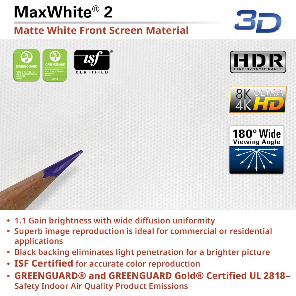 US Shipping Manual B 100 Inch  - Projector Screen 100 Inch บทวิจารณ์และราคา