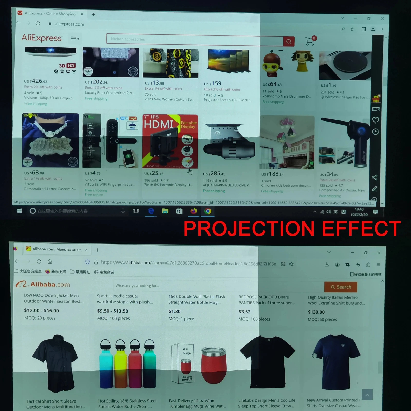 XIAOHUI Anti-light Thick HD Pr - Projector Screen 100 Inch บทวิจารณ์และราคา