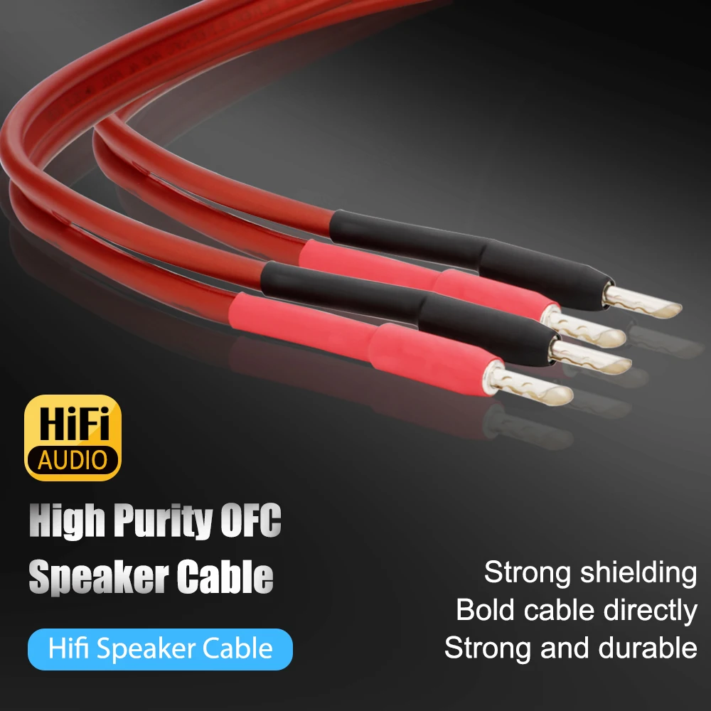 1 Pair Speaker Cable High-End  - Home Cinema High End บทวิจารณ์และราคา