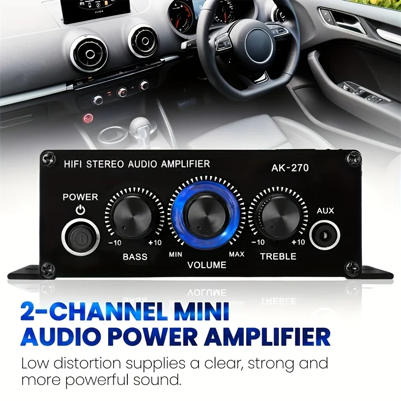 AK-270 HiFi Stereo Amplifier 4 - Home Cinema Audio System บทวิจารณ์และราคา