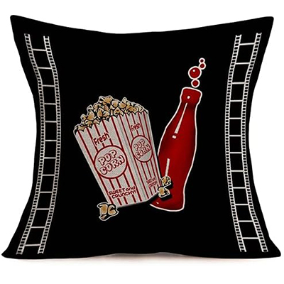 Retro Cinema Pillowcase Person - Home Cinema Couch บทวิจารณ์และราคา