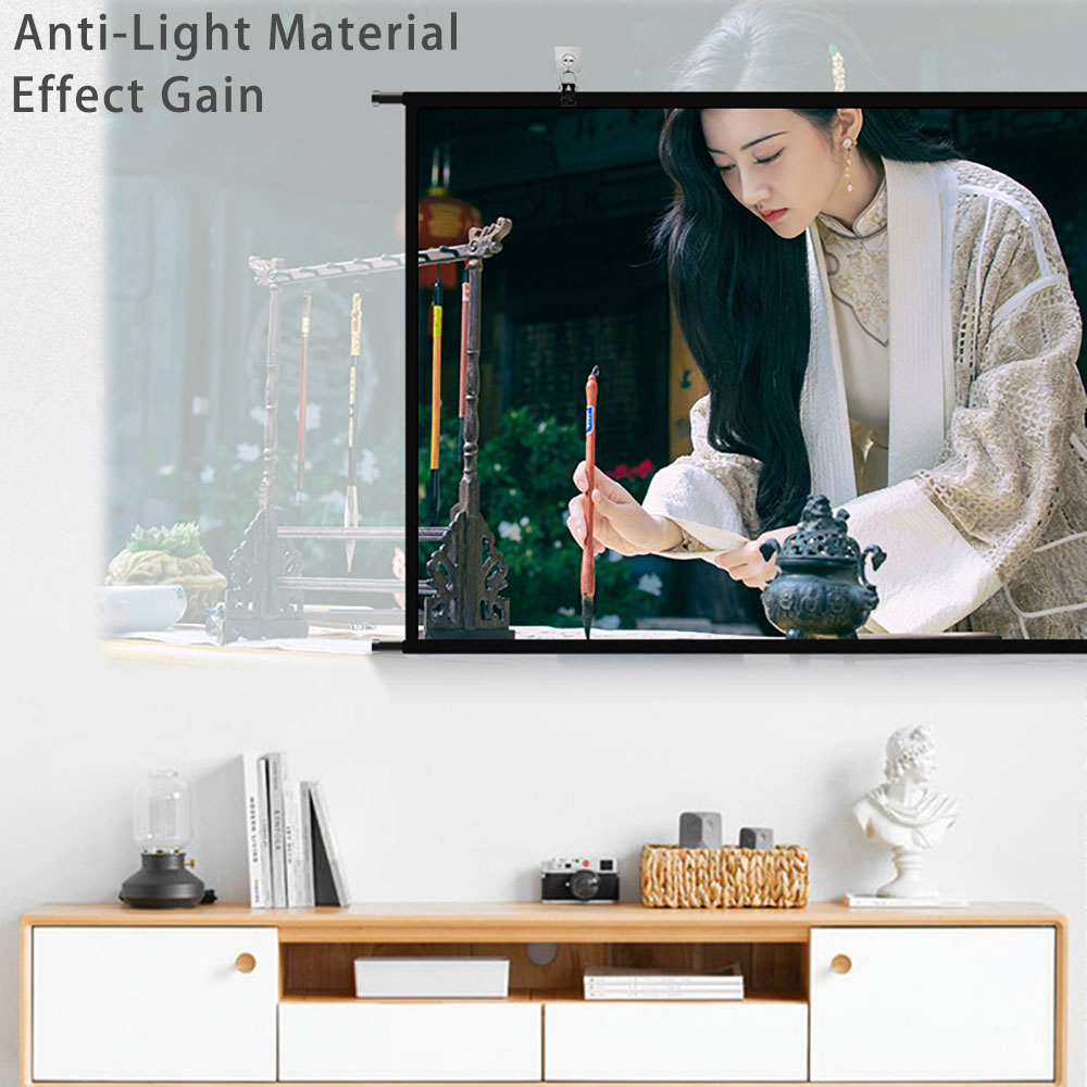 VEIDADZ Projector Screen Wall  - Projector Screen 100 Inch บทวิจารณ์และราคา