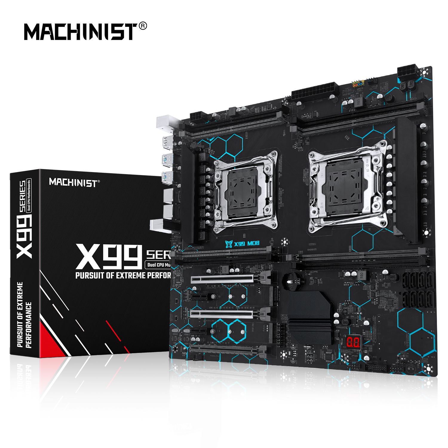 MACHINIST X99 MD8 Motherboard  - Home Cinema Video Processor บทวิจารณ์และราคา