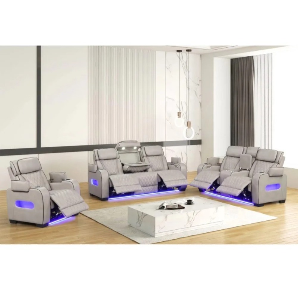Electric Recliner Chair PU Lea - Home Cinema Couch บทวิจารณ์และราคา