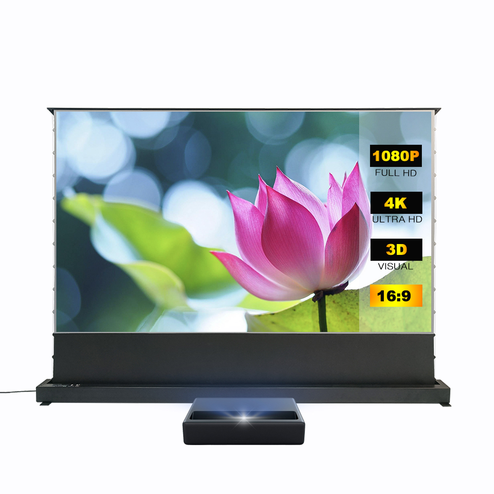 100 Inch 4K HD Laser TV Projec - Projector Screen 100 Inch บทวิจารณ์และราคา