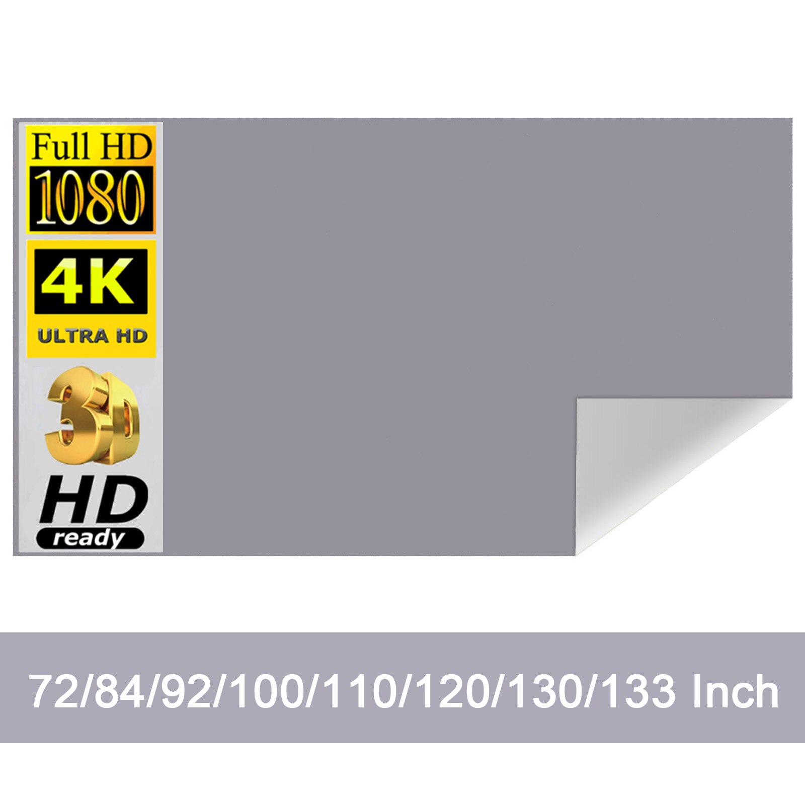 Projection Screen Reflective F - Projector Screen 100 Inch บทวิจารณ์และราคา
