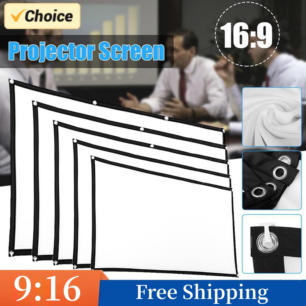 Portable Projector Screen Simp - Projector Screen 100 Inch บทวิจารณ์และราคา