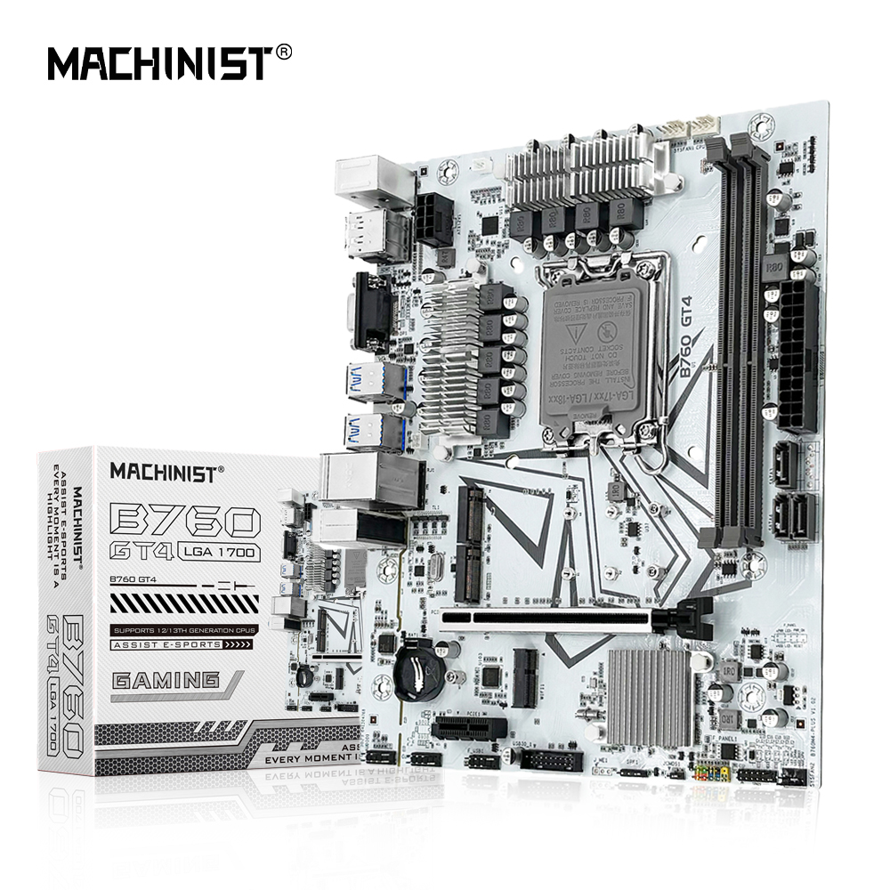 MACHINIST B760 GT4 DDR4 Mother - Home Cinema Video Processor บทวิจารณ์และราคา