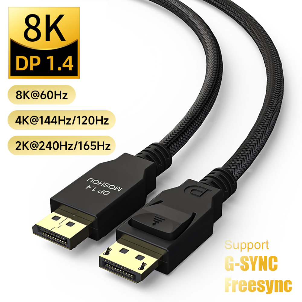 DP 1.4 Cable Displayport to DP - Home Cinema Projector 4K บทวิจารณ์และราคา