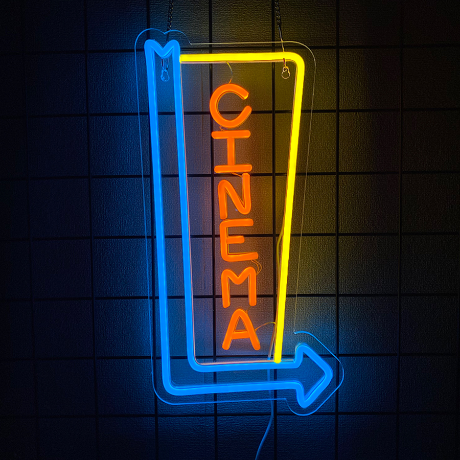 Cinema Series Neon Sign For Wa - Home Cinema Wall Lights บทวิจารณ์และราคา