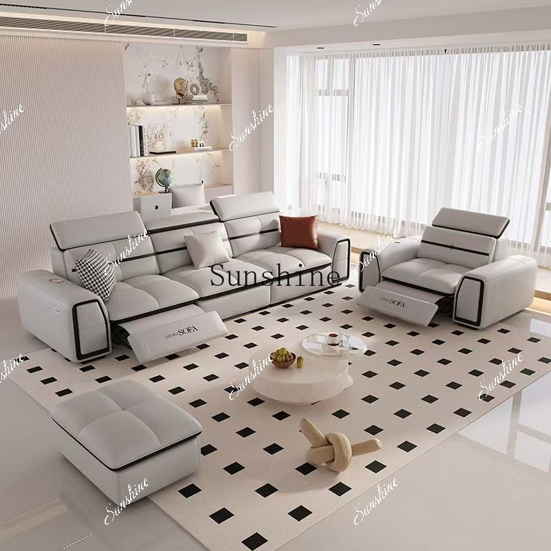 Leather functional sofa adjust - Home Cinema High End บทวิจารณ์และราคา