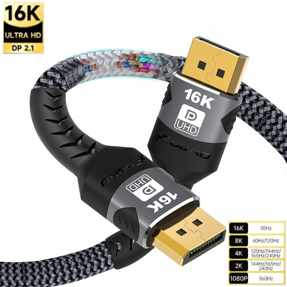 16K DP 2.1 Displayport Cable 1 - Home Cinema Projector 4K บทวิจารณ์และราคา