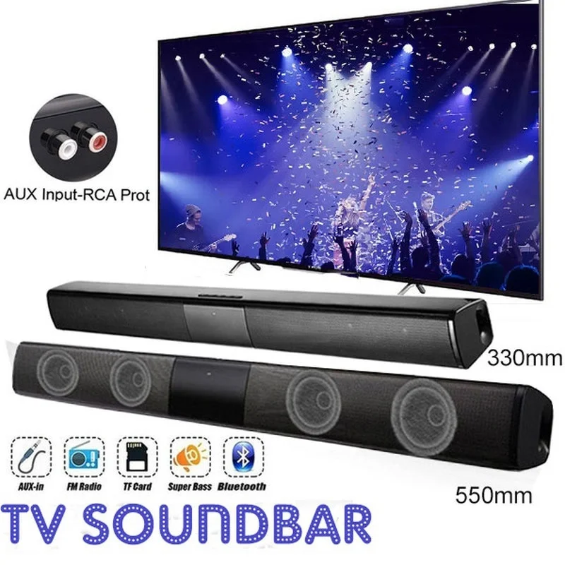 40W High Power Soundbar for TV - Home Cinema Audio System บทวิจารณ์และราคา