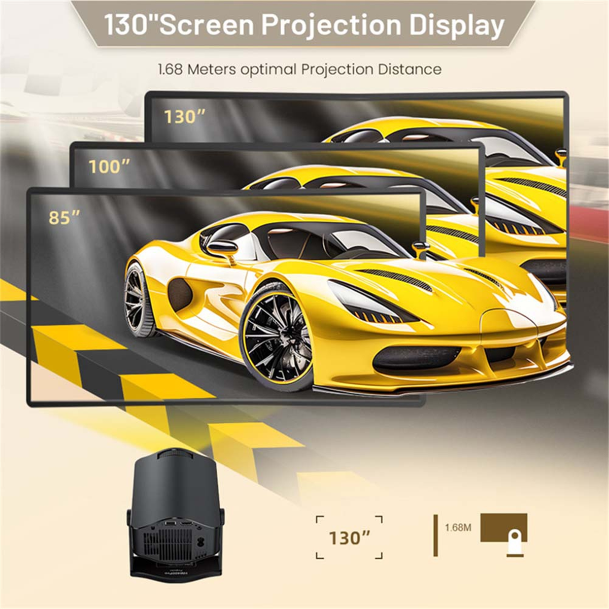 A74Z PRO Projector 4K Android  - Home Cinema Projector 4K บทวิจารณ์และราคา