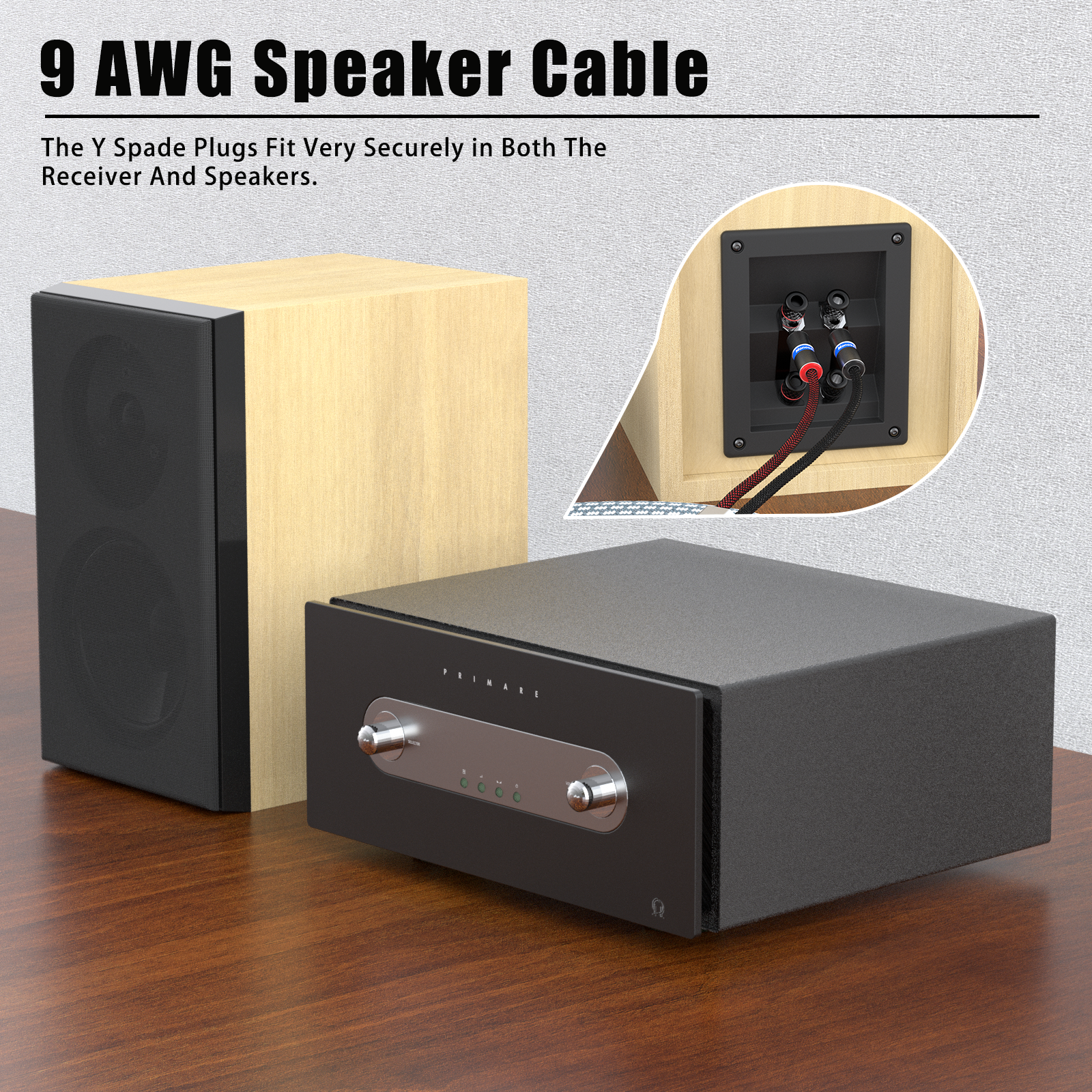 Pair Monosaudio S802 11AWG Spe - Home Cinema High End บทวิจารณ์และราคา