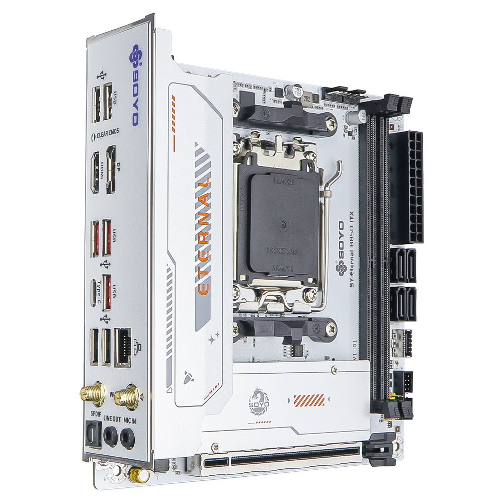 SOYO B850ITX AMD Motherboard A - Home Cinema Video Processor บทวิจารณ์และราคา