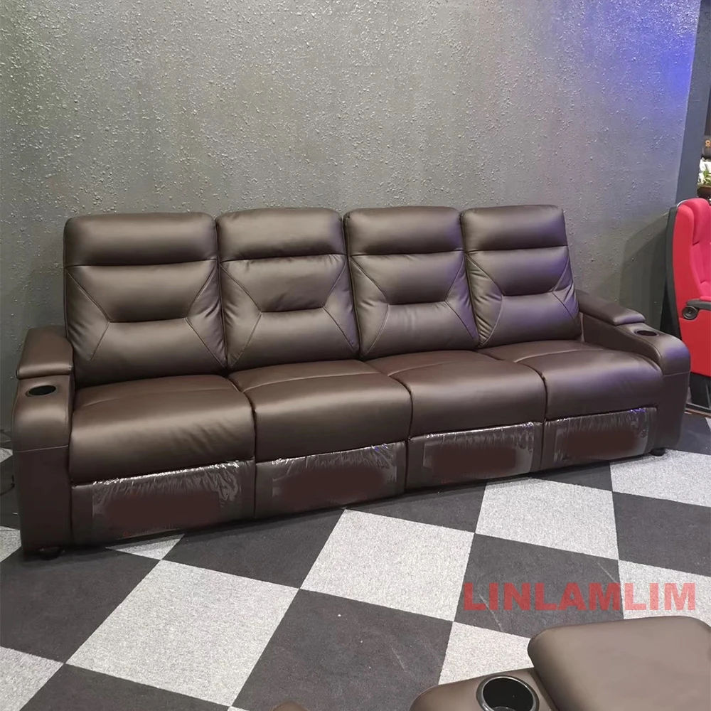 Linlamlim Genuine Leather Sofa - Home Cinema Couch บทวิจารณ์และราคา