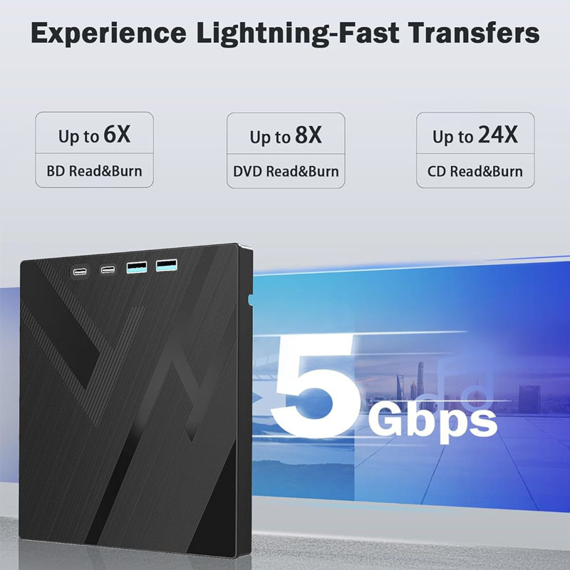 7 in 1 External Blu Ray Drive  - Blu Ray Disc Player บทวิจารณ์และราคา