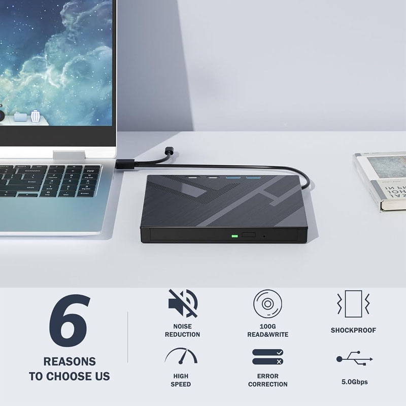 7 in 1 External Blu Ray Drive  - Blu Ray Disc Player บทวิจารณ์และราคา