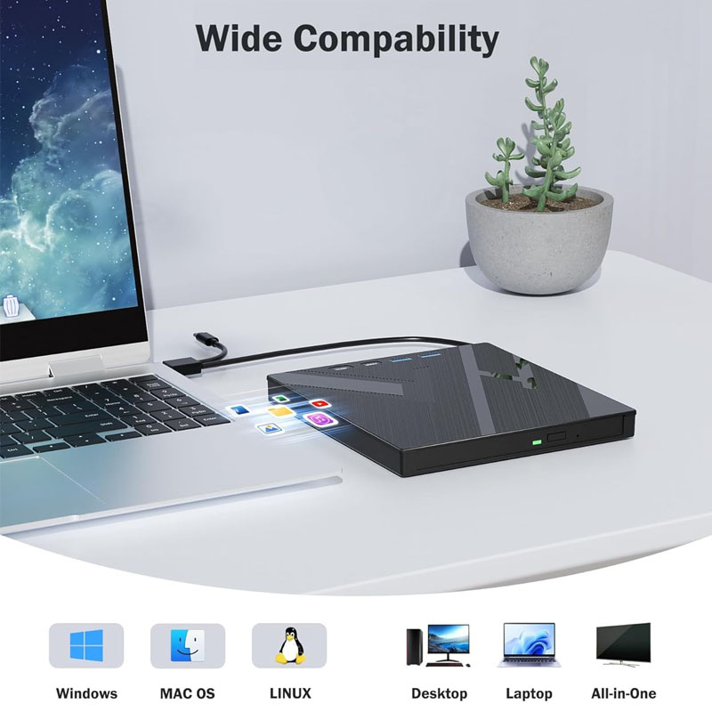 7 in 1 External Blu Ray Drive  - Blu Ray Disc Player บทวิจารณ์และราคา